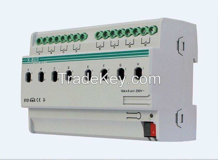 KNX/EIB 4/8/12 folds, 16A Switch Actuator