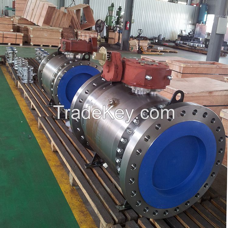 Metal Seated Trunnion Ball Valve