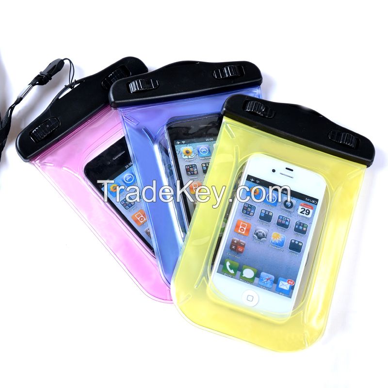 pvc outdoor beach waterproof bag manufactory for phone