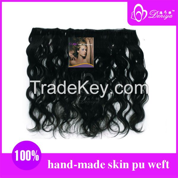 tape hair extensions Pu weft hair