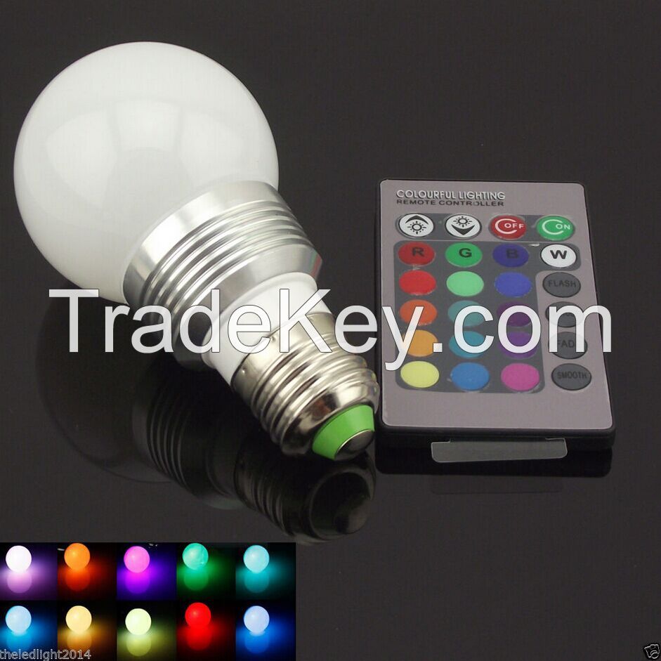 RGB 3w bulb