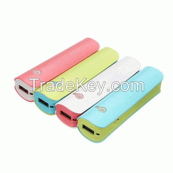 2000mAh shenzhen manufacturer ABS shell   power bank  with led light