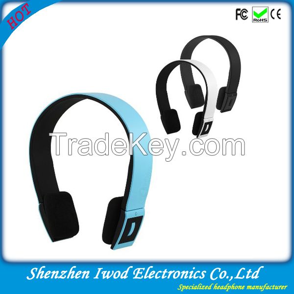 Latest product of China headphone market stereo wireless bluetooth headphone for iphone
