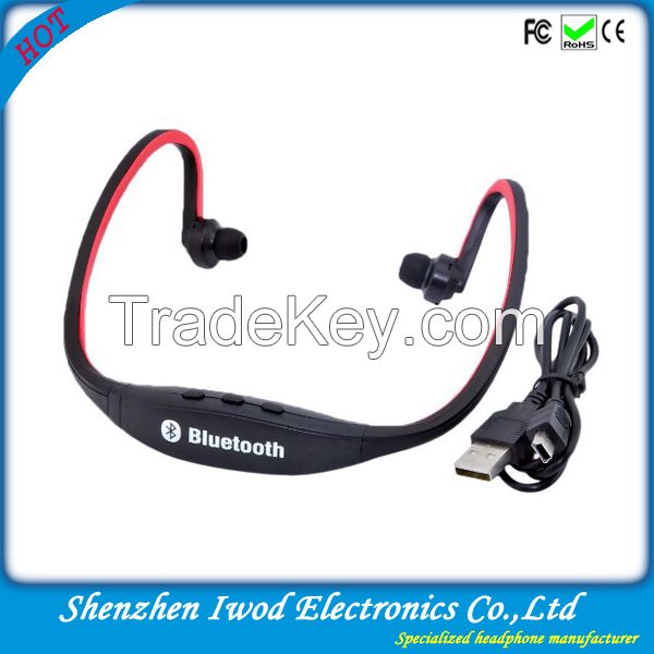 2014 best buy well known sports bluetooth headset with microphone in low price
