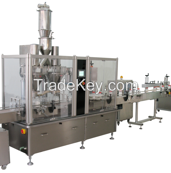 VRJ-80 Powder Filling and Capping Production Line