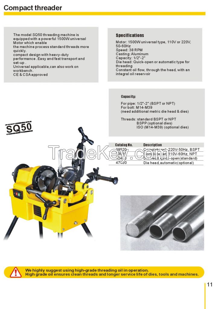 SQ80C1 Automatic Pipe Threading Machine