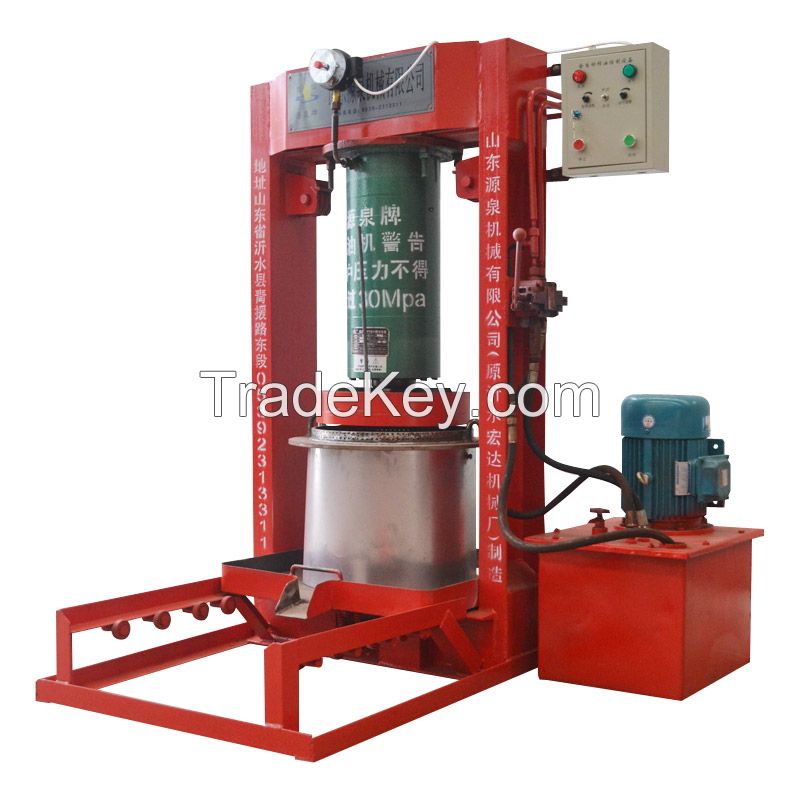High quality hydraulic oil cake ejected by hydro-cylinder/hydraulic-lift and rotating oil press                   oil press 