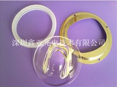 Tempered glass lens/cob led lens for spotlight