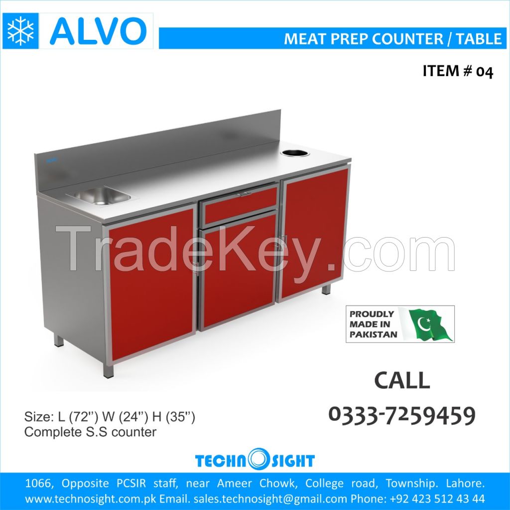 ALVO Meat Shops equipment in Pakistan