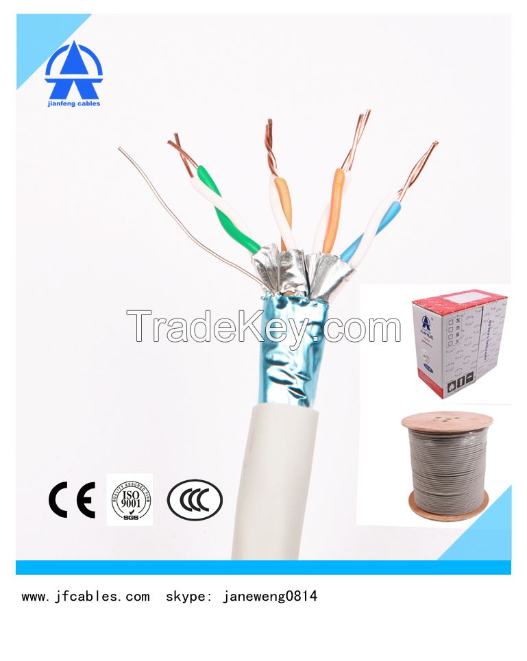 zhejiang jianfeng UTP /FTP Cat5e Lan cable