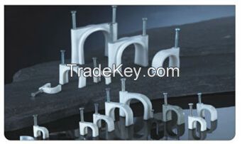 flat nylon cable clips