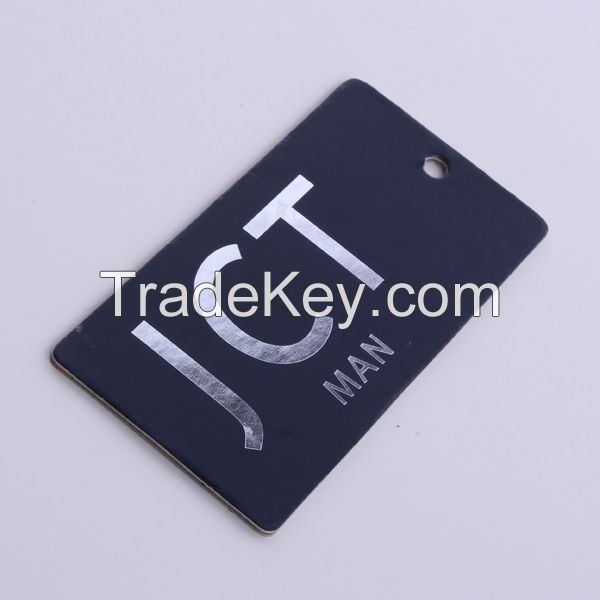 High quality paper printed garment hang tags for clothing swing labels