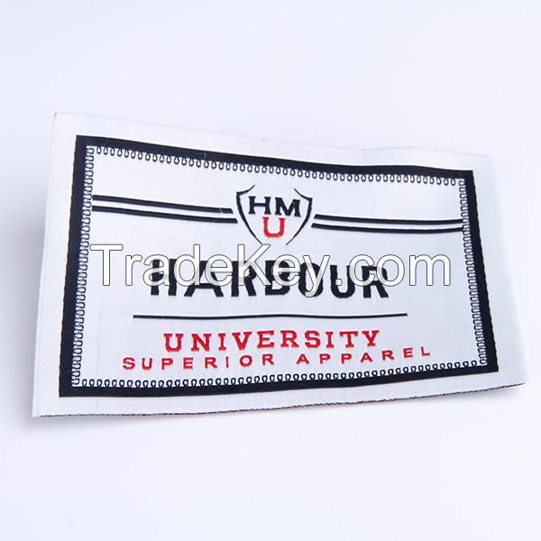 High quality vintage main garment neck woven labels for clothing