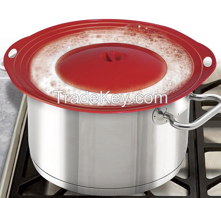 spill stopper pot lid prevent boilovers splatter guard 