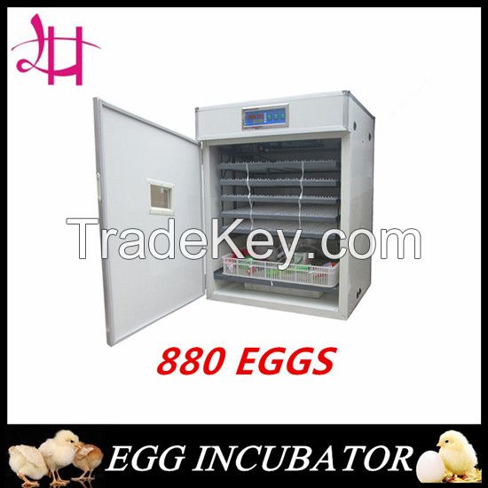 Digital full Automatic egg incubator for 880 eggs for sale, hot selling