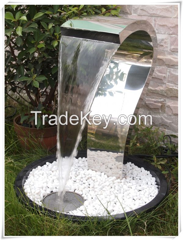 Best selling elegant China handicraft stainless steel water fountain