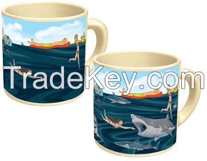 ceramic color changing mug