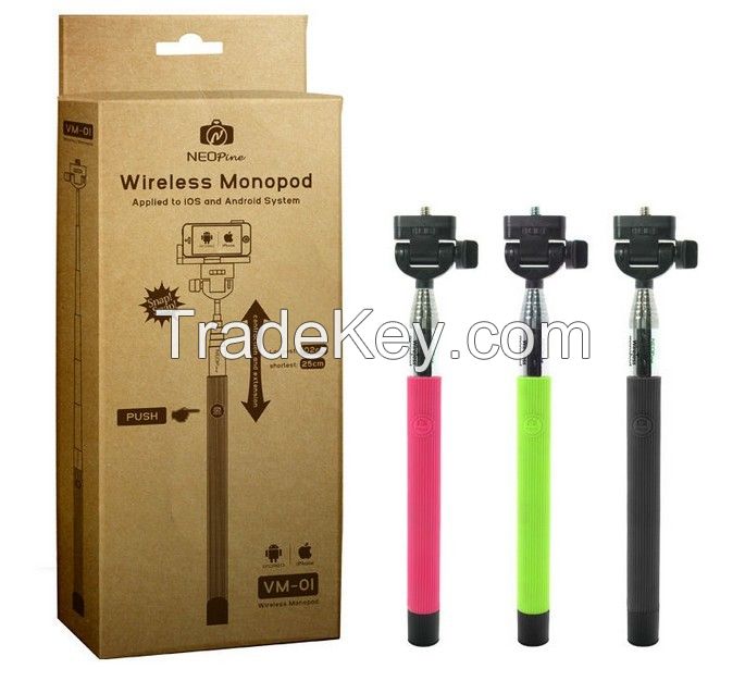 New Good Qualtiy Self-portrait Wireless Monopod Z07-5 For Wholesale Wi