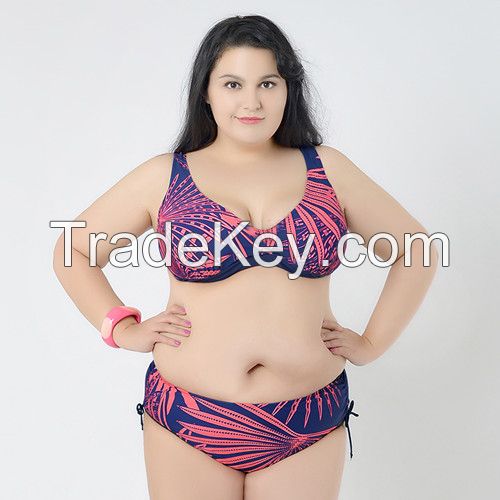 2015 New Brand Big Women Plus Size Sexy Bikini Brazilian Biquini Swimsuit Triangl Swimwear Bikini Push Up Busty Ladies Bikinis XL - 5XL