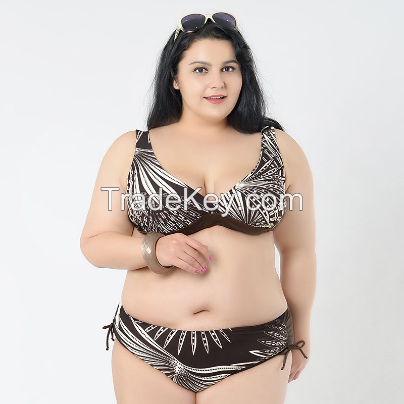 2015 New Brand Big Women Plus Size Sexy Bikini Brazilian Biquini Swimsuit  Triangl Swimwear Bikini Push Up Busty Ladies Bikinis XL - 5XL photo and  picture on