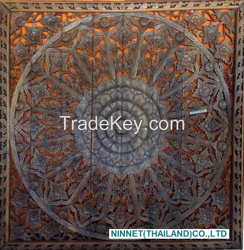 Teak Wood carving panels 