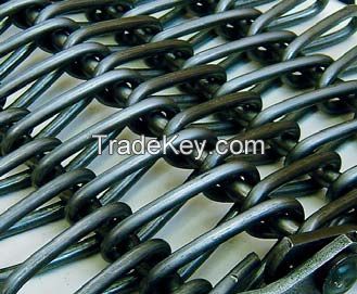 Wide spiral wire link belts 400-300