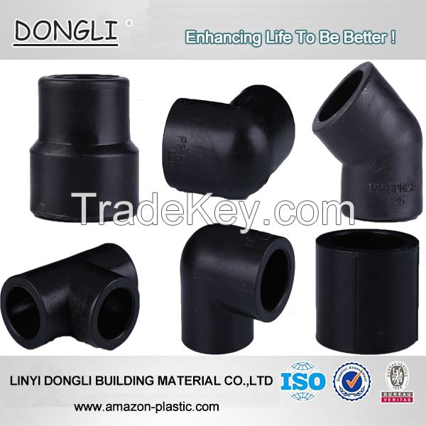 Socket plastic pipe fittings Hdpe fittings 