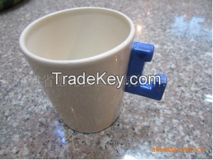 Ceramic glazed coffee cup, OEM custom logo ceramic cup, 