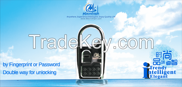 Fingerprint & Password Padlock