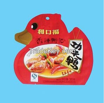 Plastic Customized Shaped Food Packaging 