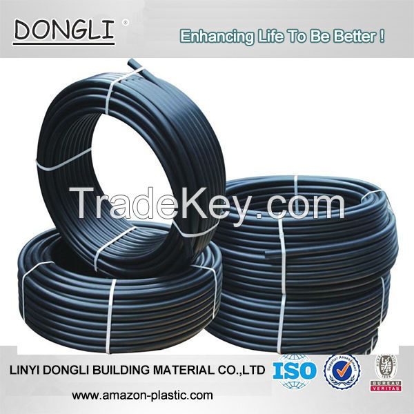 Flexible underground 160mm PE water pipe made in China