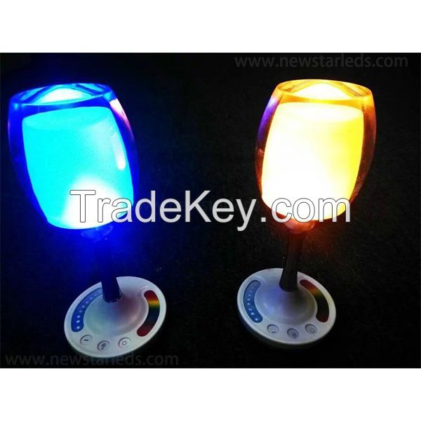 RGBW LED Wine Glass Light