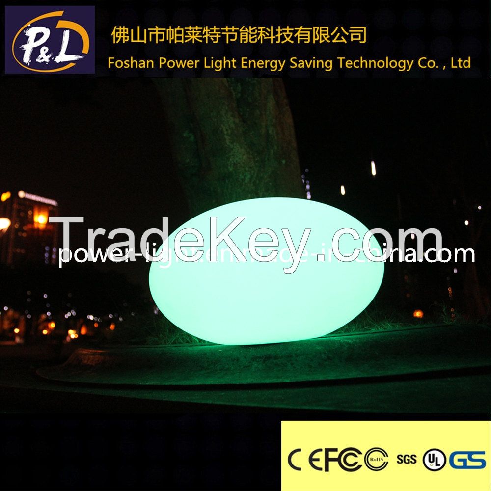 Rechargeable waterproof LED pool stone light