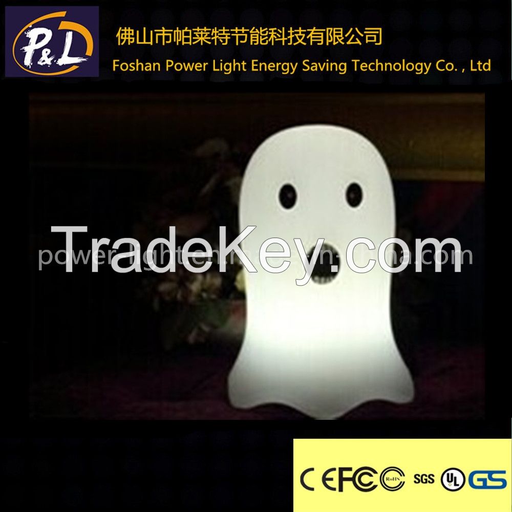 Rechargeable decorative RGB LED ghost lamp