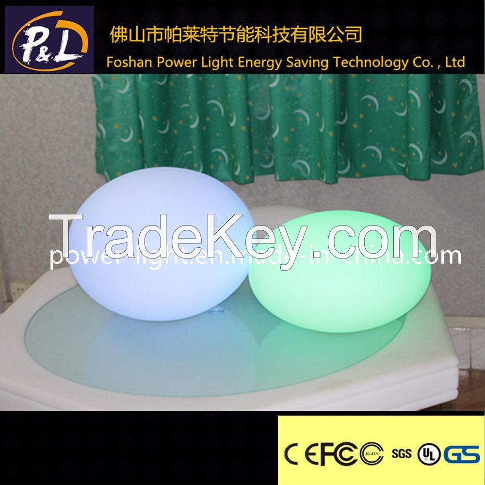 Rechargeable waterproof LED pool stone light