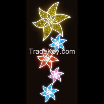 LED new year motif rope light /LED street decoration/street motif