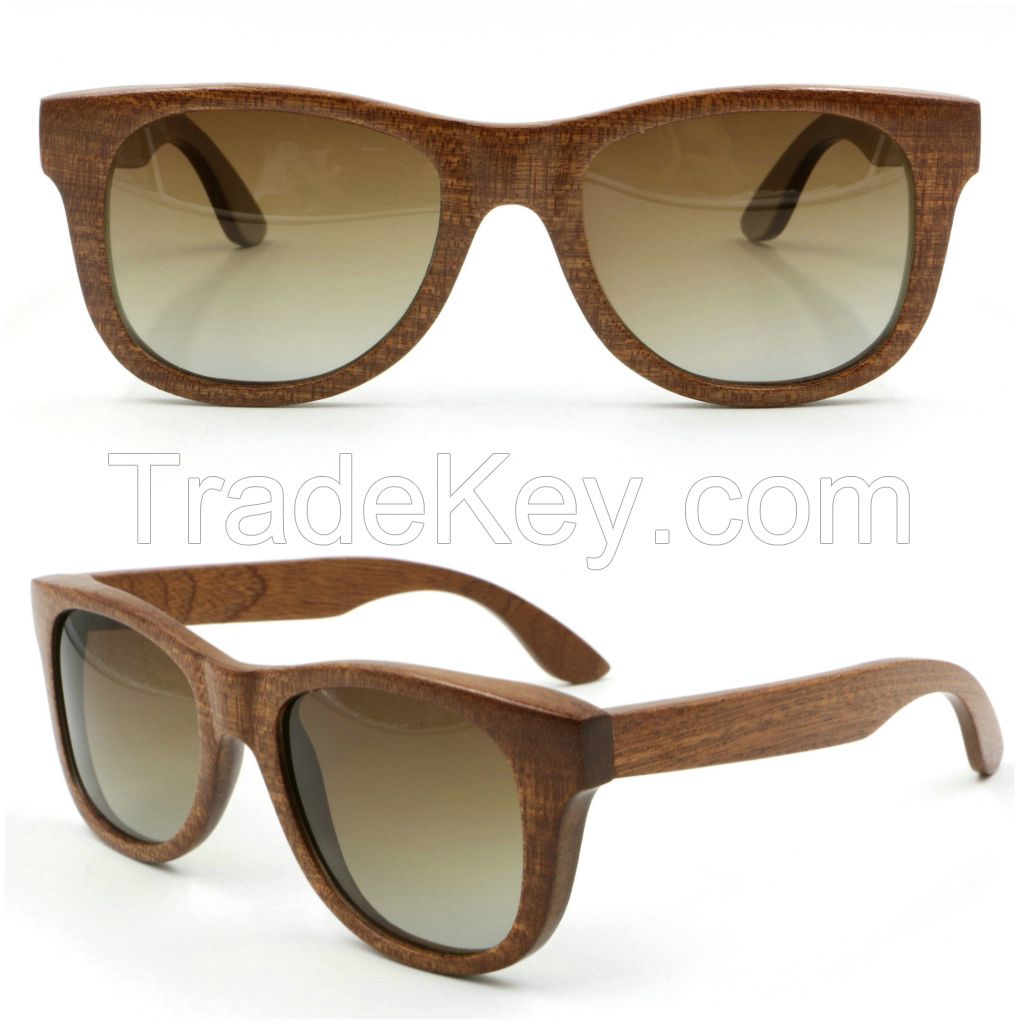 High quality wooden sunglasses Unisex polarised 2016