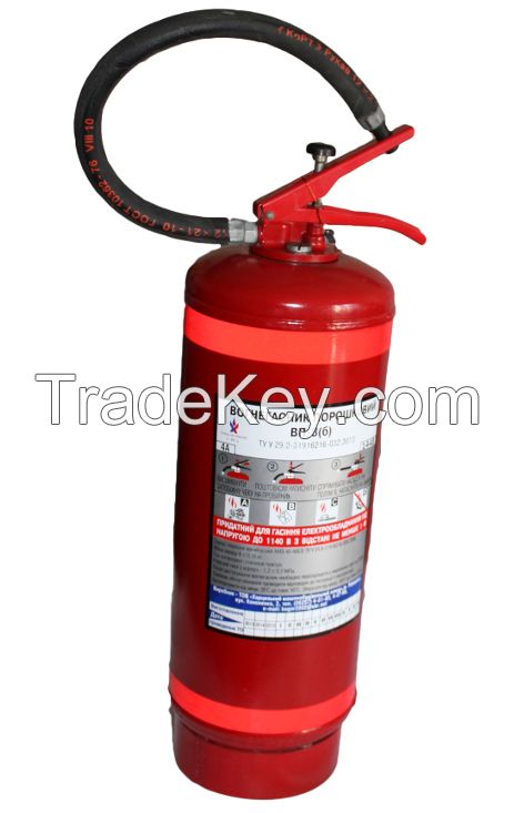 Fire extinguishers powder with a high pressure cylinder OP-8 (b)