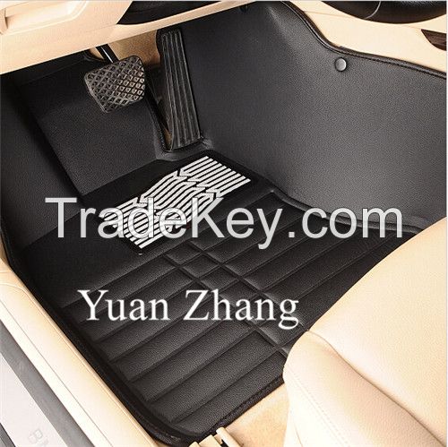 PVC/Plastic Material and Non Skid 3D Design car mat