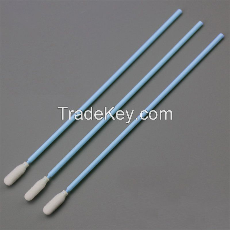 Small Round Tip Cleanroom Sponge/Foam Cleaning Swab with Long Handle