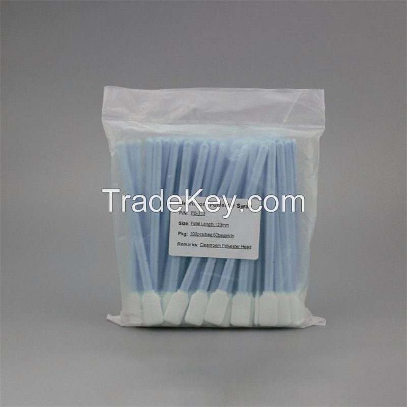 Cleanroom Polyester Cotton Swab Stick for TOC Cleaning Validation