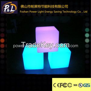 Colorful Rechargeable LED Cube Chair