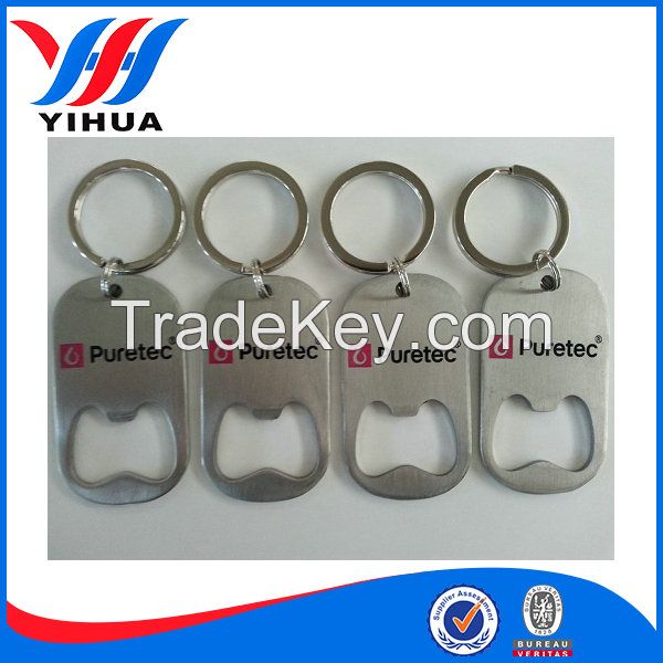 stainless steel bottle opener keychain