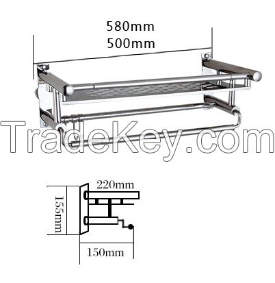 stainless steel towel rack