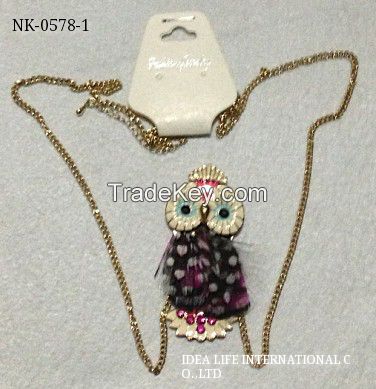 owl necklace