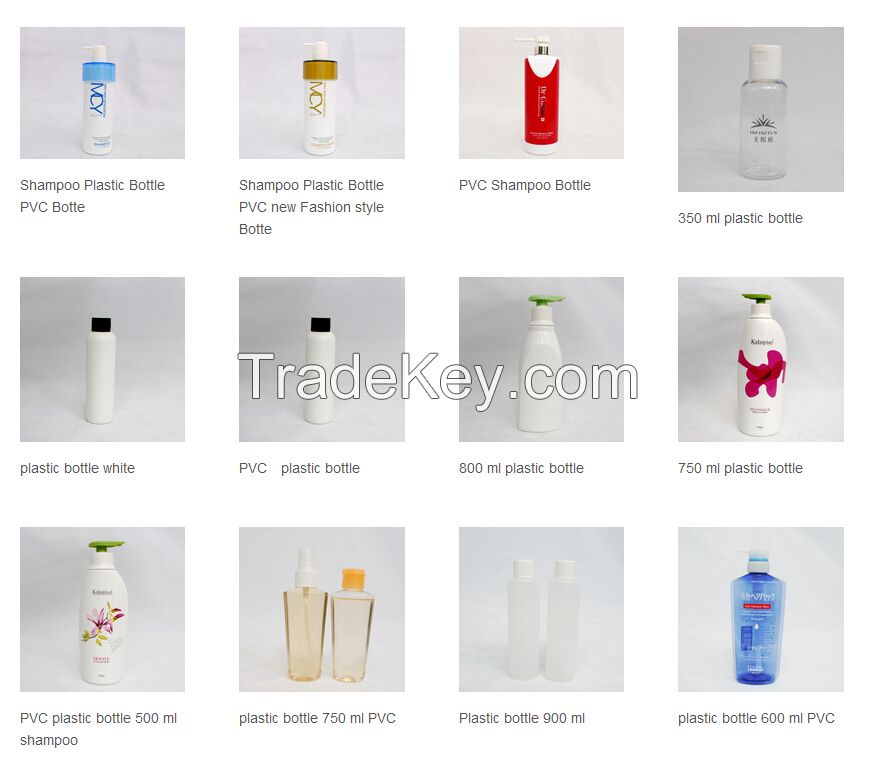 PE, PET, PVC Bottle with Screw cap, Spray, Pump, Flip top