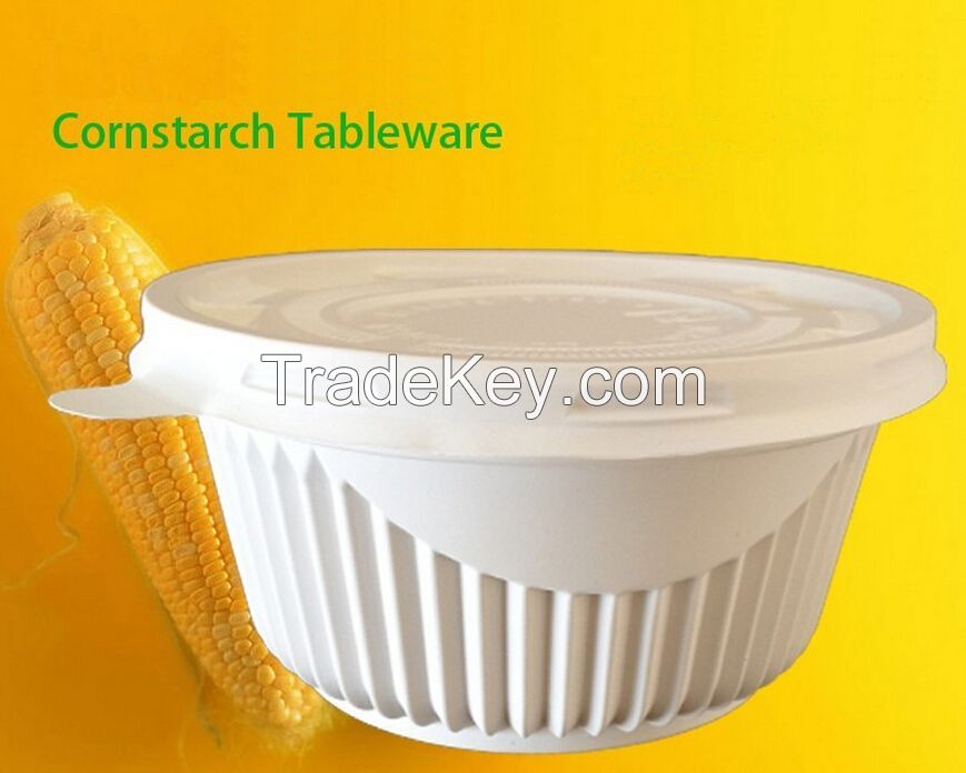 Cornstarch Disposable Biodegradable Plates with full range of sizes