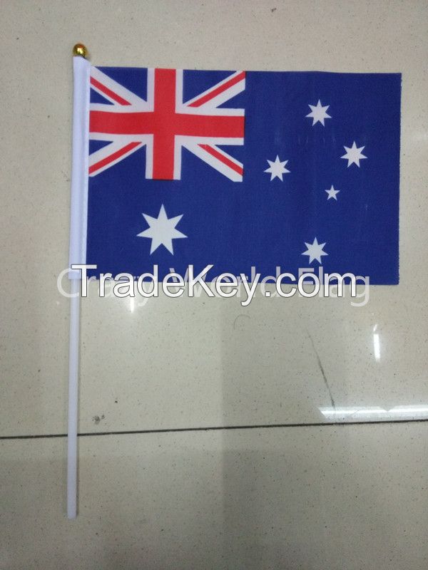 Hand Waving Polyester Flag 14*21cm #8 Australia National Flag