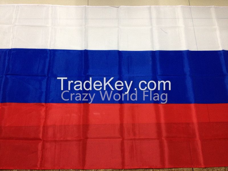 Polyester Flag 90*150cm #4 RussianFederation National Flag