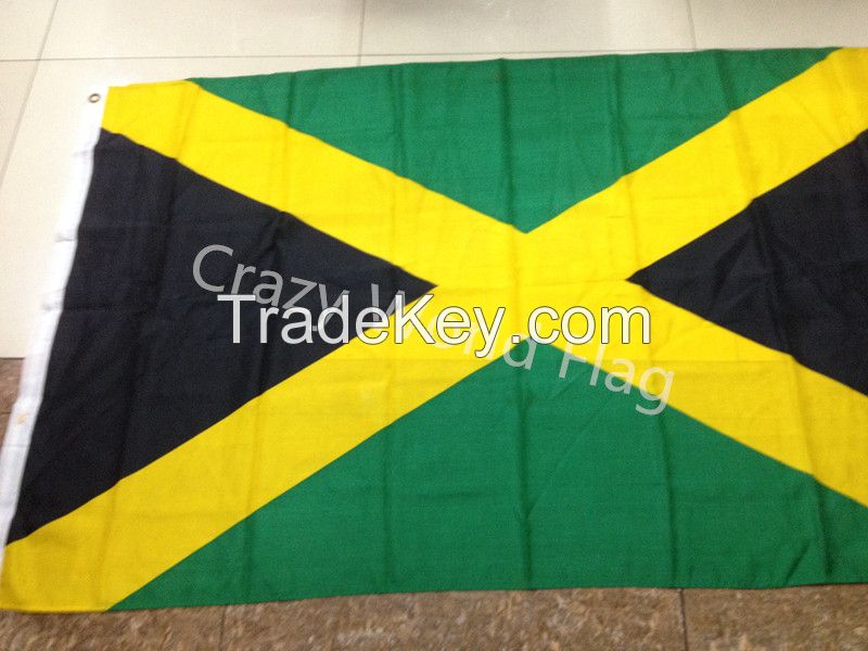 Polyester Flag 90*150cm #4 Jamaica National Flag